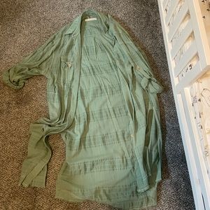 Free people Long light weight shirt